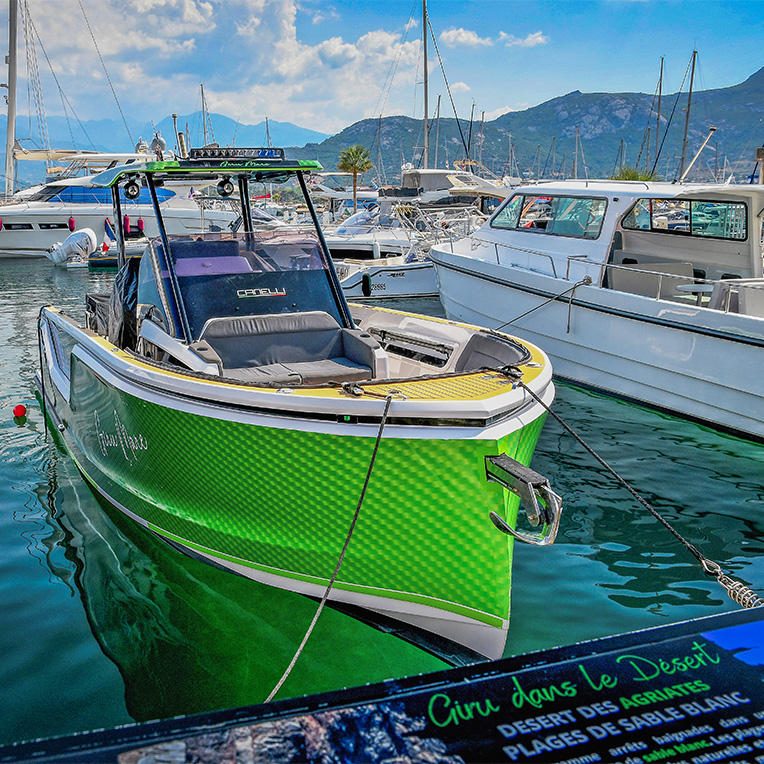 accessibles en bateau depuis calvi